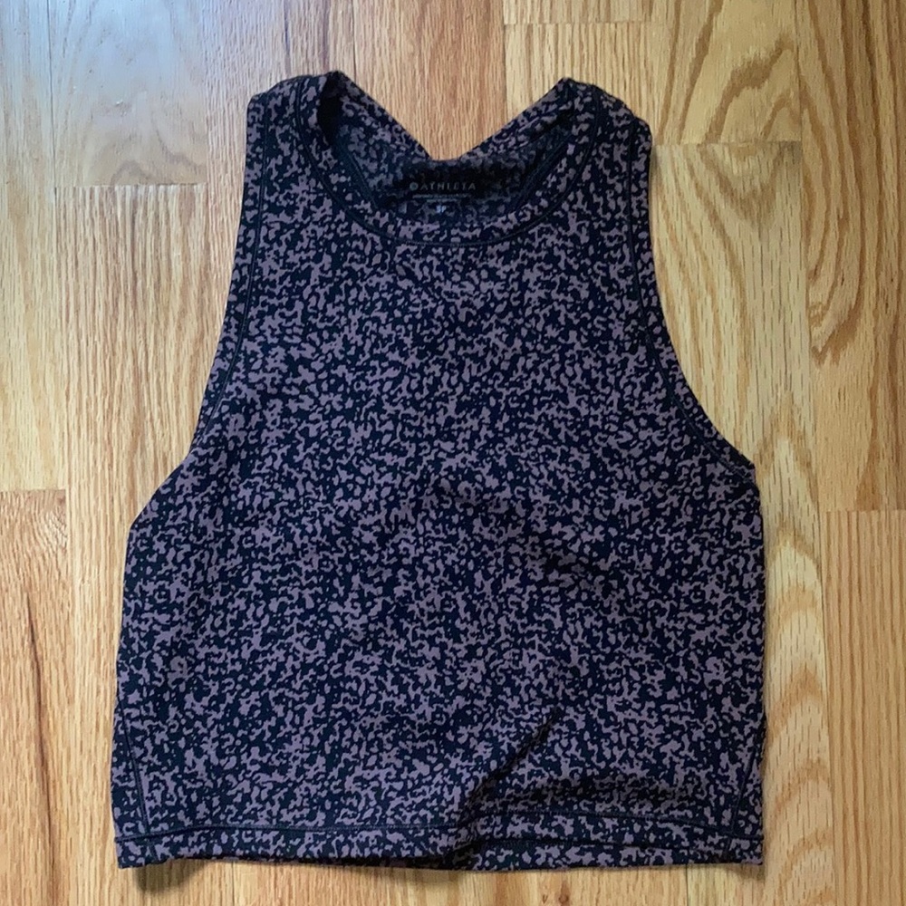 Shanti Crop Jacquard Tank